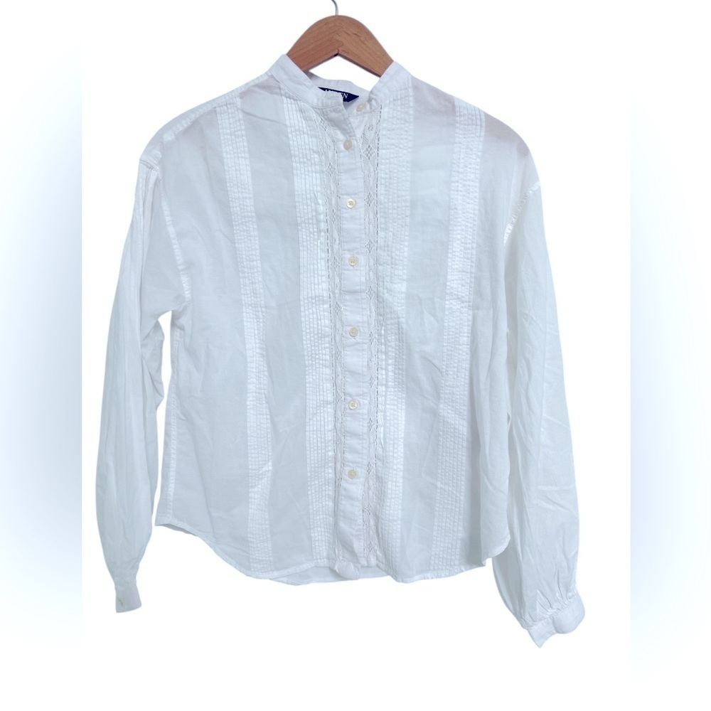 Lauren Ralph Lauren Women's Cotton Long Sleeve Blouse